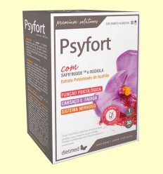 Psyfort con Rhodiola, Griffonia y Azafrán - DietMed - 30 cápsulas