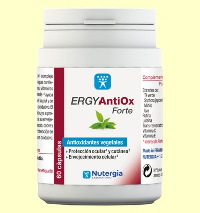 ErgyAntiox Forte - Vitaminas C y Antioxidantes - Nutergia - 60 cápsulas