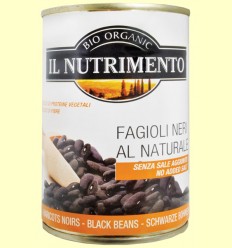 Alubias negras cocidas Bio - Il Nutrimento - 400 gramos