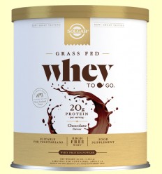 Whey To Go - Proteína en Polvo - Sabor Chocolate - Solgar - 1044 gramos