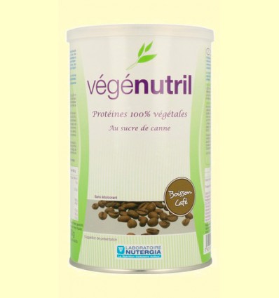 Vegenutril Café - Proteínas de soja - Nutergia - 300 gramos
