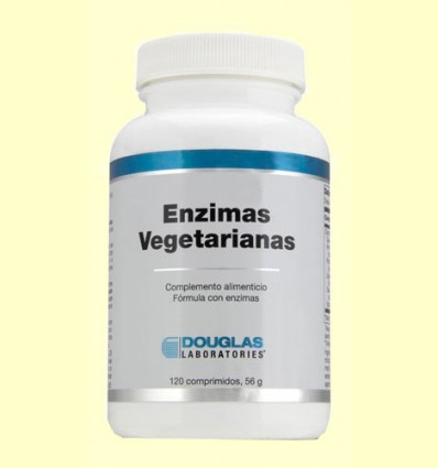 Enzimas Vegetarianas - Laboratorios Douglas - 120 comprimidos