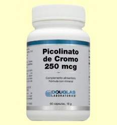Picolinato de Cromo - Laboratorios Douglas - 60 cápsulas
