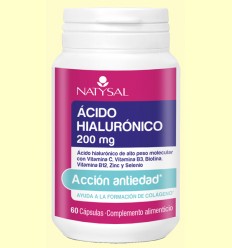 Ácido Hialurónico 200 mg - Natysal - 60 cápsulas