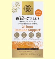 Ester C Plus 1000 mg Efervescente - Vitamina C - Solgar - 7 sobres