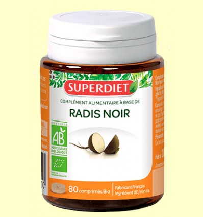 Rábano Negro Bio - Super Diet - 80 comprimidos