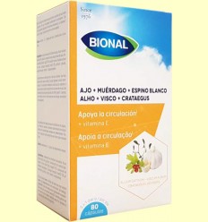 Ajo, Muérdago y Espino Blanco - Bional - 80 cápsulas
