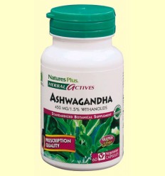 Ashwagandha 450 mg - Natures Plus - 60 cápsulas