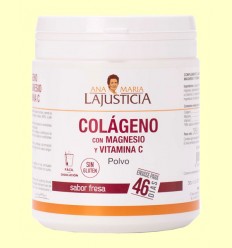Colágeno con Magnesio y Vitamina C Sabor Fresa - Ana María Lajusticia - 350 gramos