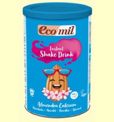 Bebida de Almendra y Calcio Instant Shake Drink Bio - EcoMil - 400 gramos