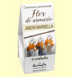 Flor de Armario Jabón Marsella - Aromalia - 4 unidades