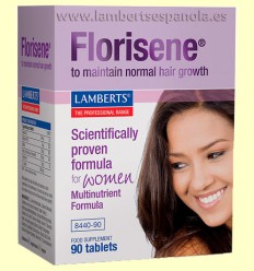 Florisene - Crecimiento del cabello - Lamberts - 90 tabletas
