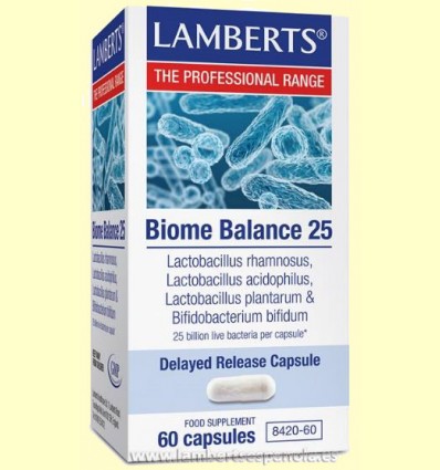 Biome Balance 25 - Lamberts - 60 cápsulas