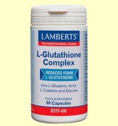 L-Glutationa complex - Lamberts - 60 cápsulas