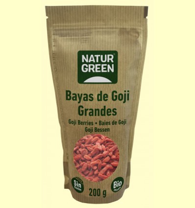 Baya de Goji Grande Bio - NaturGreen - 200 gramos