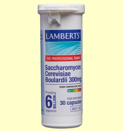 Saccharomyces Boulardii - Lamberts - 30 cápsulas