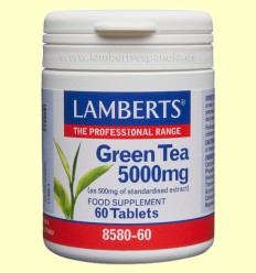 Té verde 5000 mg - Lamberts - 60 tabletas