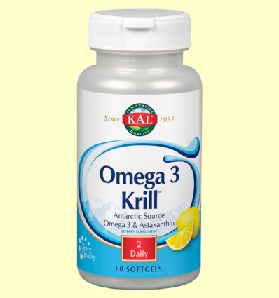 Omega 3 Krill - Laboratorios Kal - 60 cápsulas