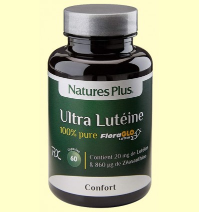 Ultra Lutein - Vitaminas para los ojos - Natures Plus - 60 perlas