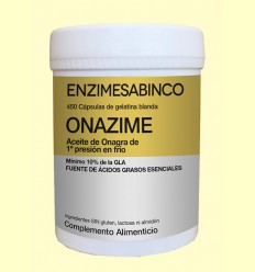 Onazime - Aceite de Onagra - Enzime Sabinco - 450 cápsulas blandas