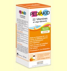 22 Vitaminas y Oligo-elementos - Pediakid - 250 ml