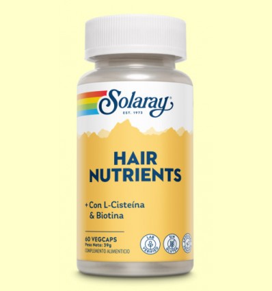 Hair Nutrients - Solaray - 60 cápsulas