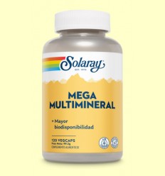 Mega Multi Mineral - Solaray - 120 cápsulas