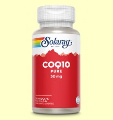 Pure Coenzima Q10 30 mg - Solaray - 30 cápsulas