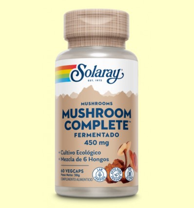 Mushroom Complete Bio - Solaray - 60 cápsulas