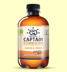 Kombucha Jengibre y Limón - Captain Kombucha - 400 ml