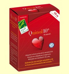 Quinol - Coenzima Q10 - 100% Natural - 60 cápsulas 50 mg de Ubiquinol
