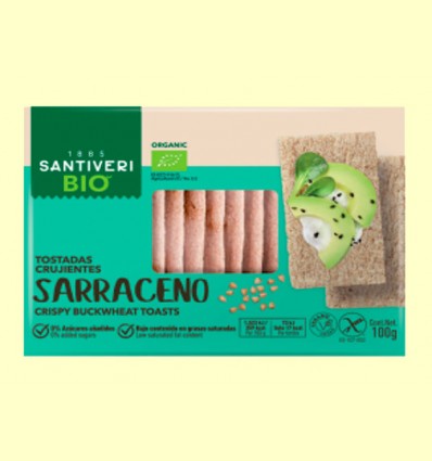 Tostadas Crujientes Trigo Sarraceno - Santiveri - 100 gramos