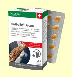 Nattolin Osteo - Tejido oseo - Dr. Dunner - 30 cápsulas