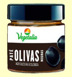 Paté de Olivas Negras Bio - Vegetalia - 180 gramos