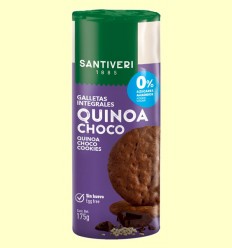 Galletas Quinoa Choco Digestive 0% azúcares - Santiveri - 175 gramos