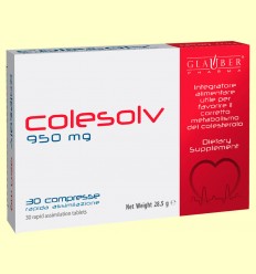 Colesolv - Glauber Pharma - 30 comprimidos