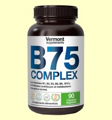 B75 Complex - Vermont Supplements - 90 cápsulas