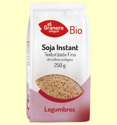 Soja Texturizada Fina Instant Bio - El Granero - 250 gramos