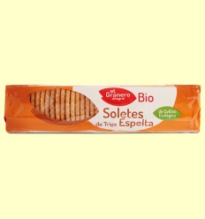 Galletas Soletes de Trigo Espelta Bio - El Granero - 275 gramos