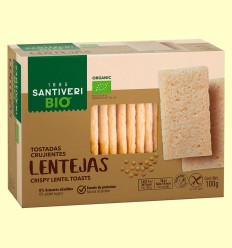 Tostadas Lentejas Bio - Santiveri - 19 tostadas
