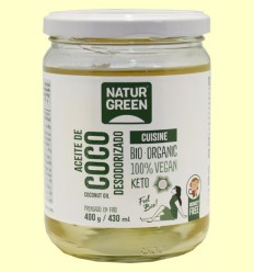 Aceite de Coco Cuisine Bio Desodorizado - NaturGreen - 430 ml