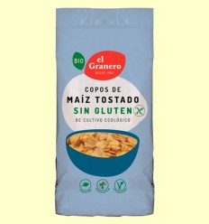 Copos de Maíz Tostado Sin Gluten Bio - El Granero - 200 gramos
