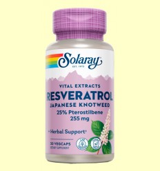 Super Resveratrol - Solaray - 30 cápsulas