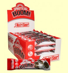 Protein Boom Cookies and Cream - NutriSport - 24 barritas