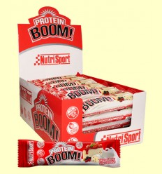 Protein Boom Strawberry Chesecake - NutriSport - 24 barritas