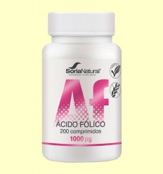 Ácido Fólico - Soria Natural - 200 comprimidos