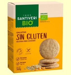 Galletas Digestive Sin Gluten Bio - Santiveri - 360 gramos