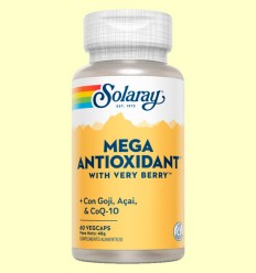 Mega Antioxidante Very Berry - Solaray - 60 cápsulas