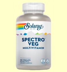 Spectro Veg MultiVitamin - Solaray - 180 cápsulas