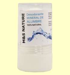 Desodorante de Piedra Mineral Alumbre - M&S Nature - 120 gramos